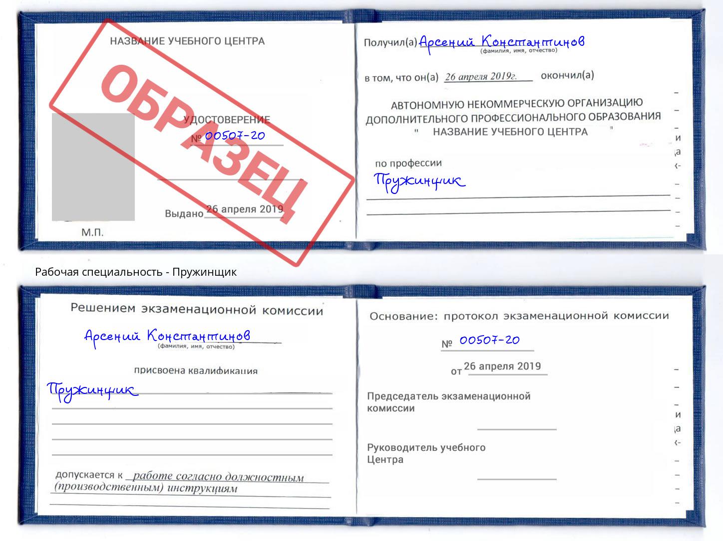 Пружинщик Каменка